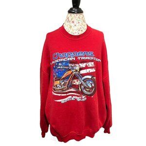 Red vintage Choppers biker sweatshirt men’s 2xl I believe  S10